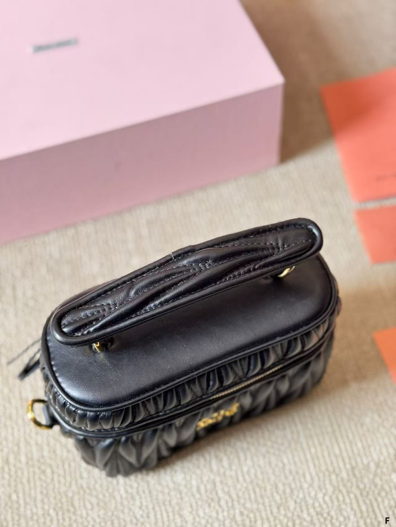 Miumiu Square box makeup bag