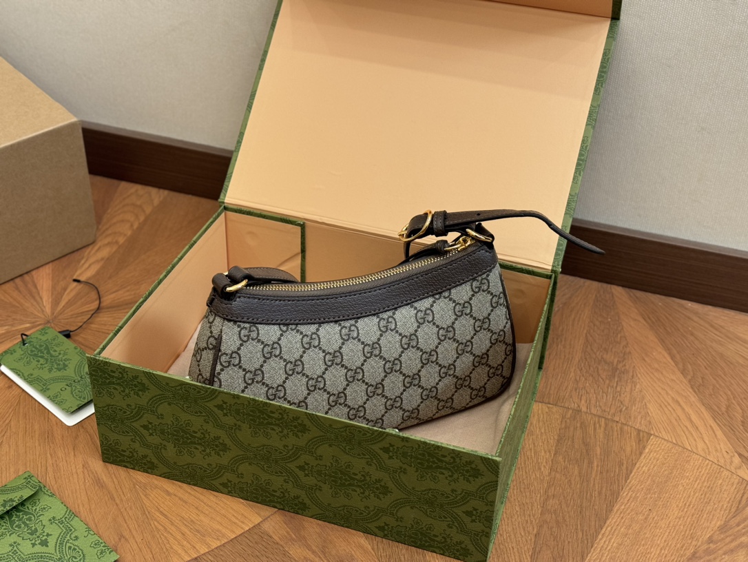 Gucci monogram armpit bag