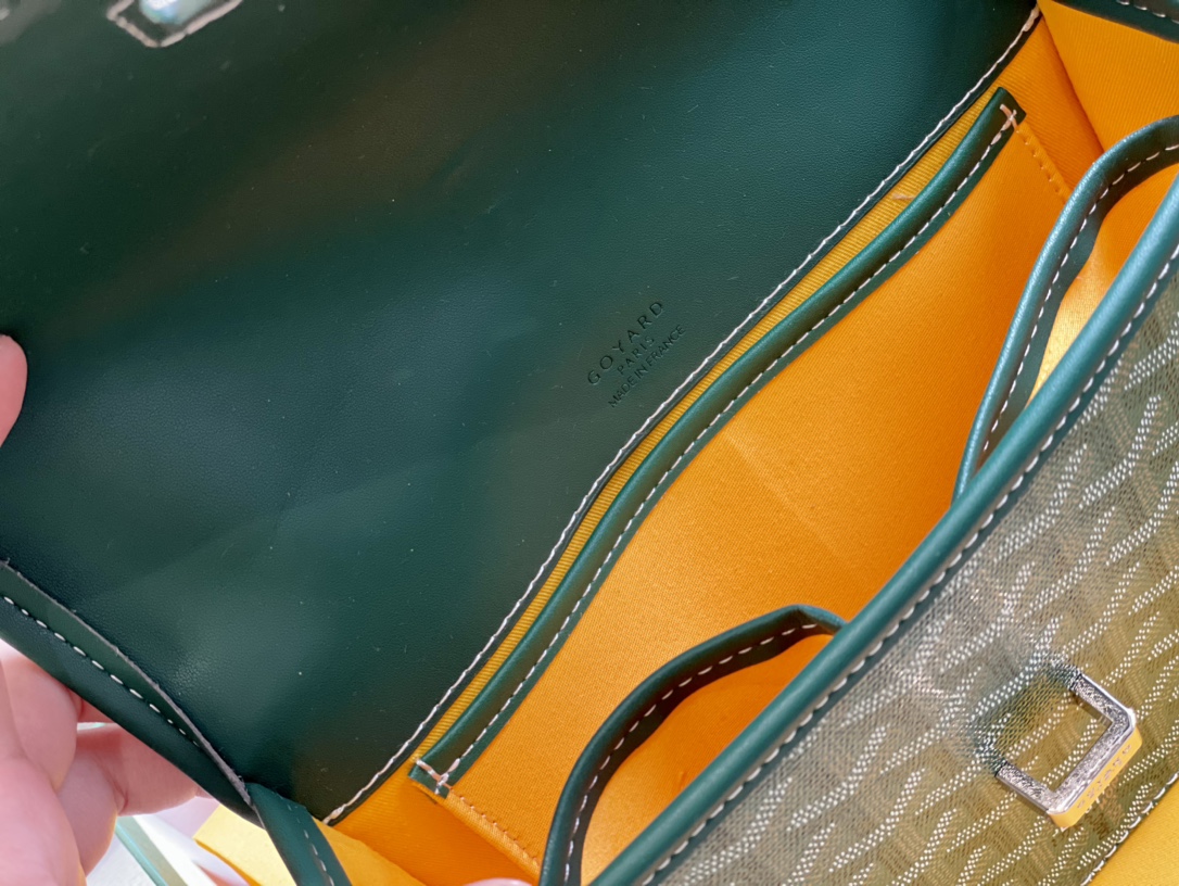Goyard saddle bag