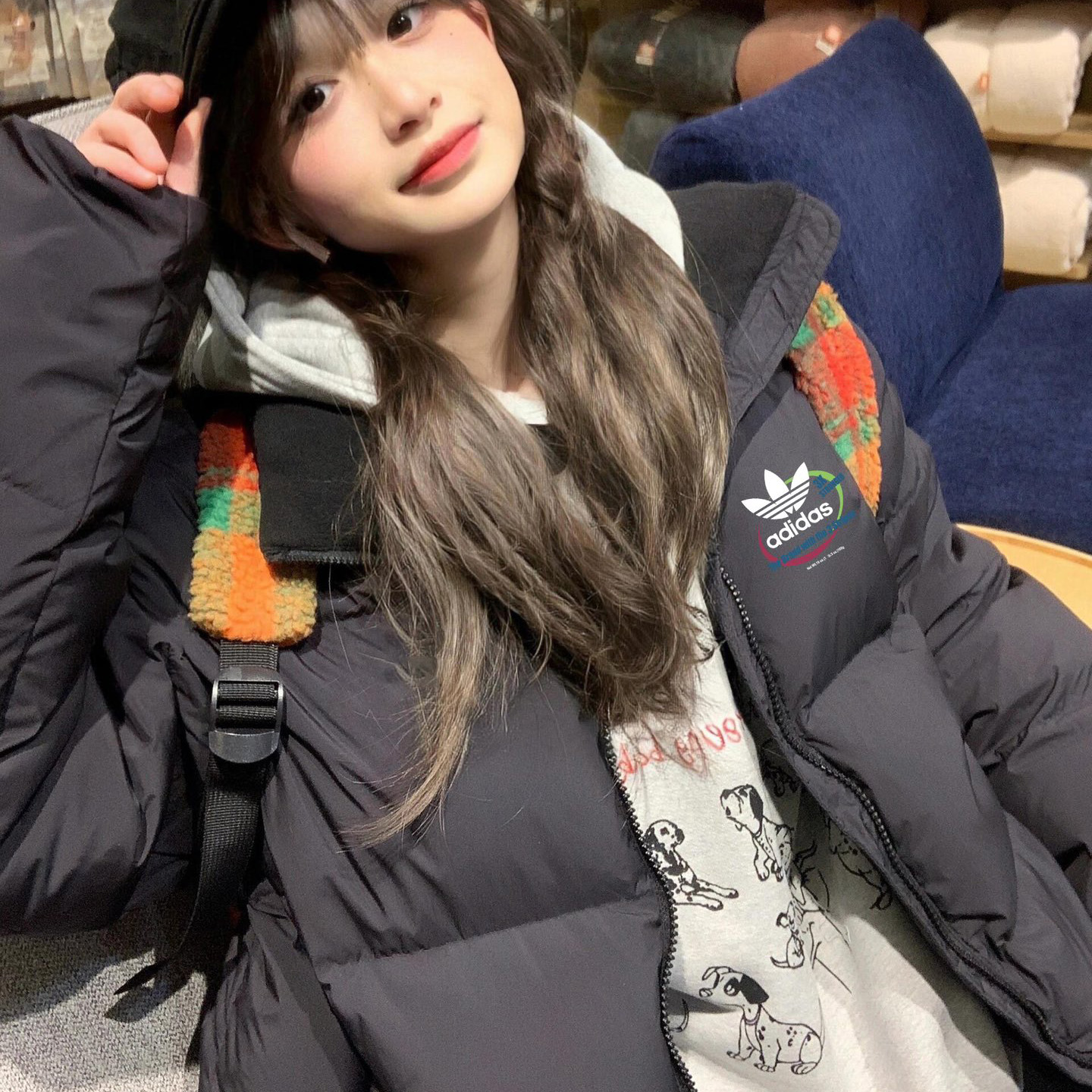 Adidas cotton jacket bread jacket