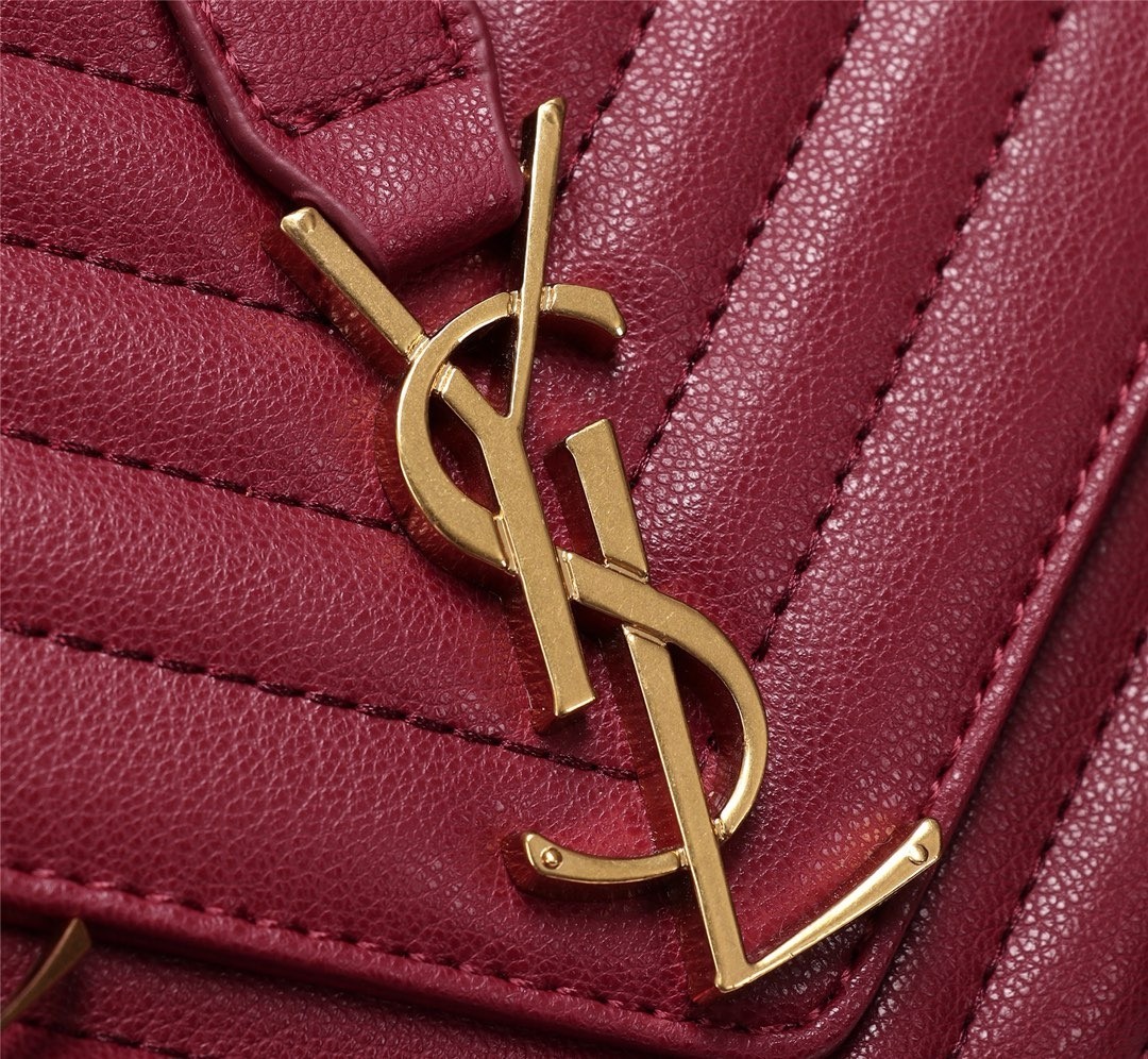 YSL Saint Laurent College medium chain bag