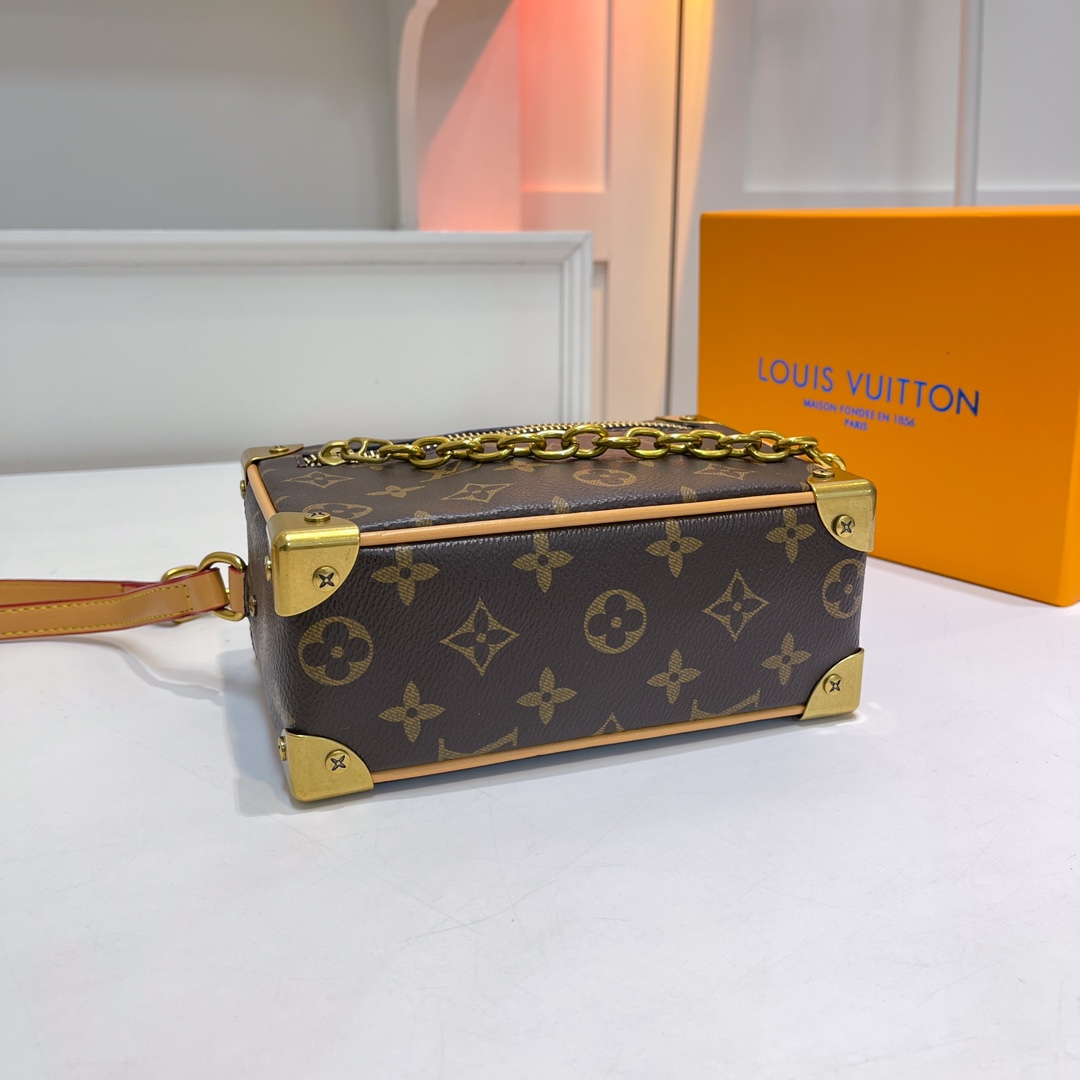 LV box shoulder bag