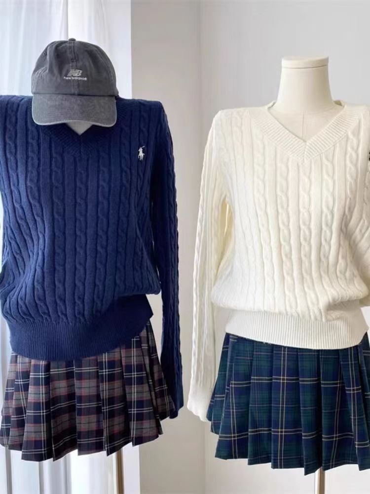 High Quality Ralph Lauren Sweater White Black White Grey