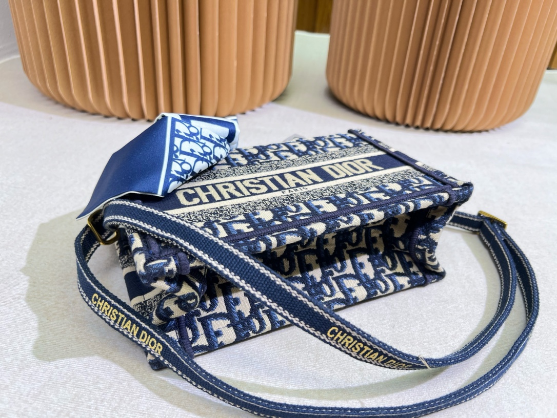 Replica DIOR Book Tote Oblique Canvas Mini Bag