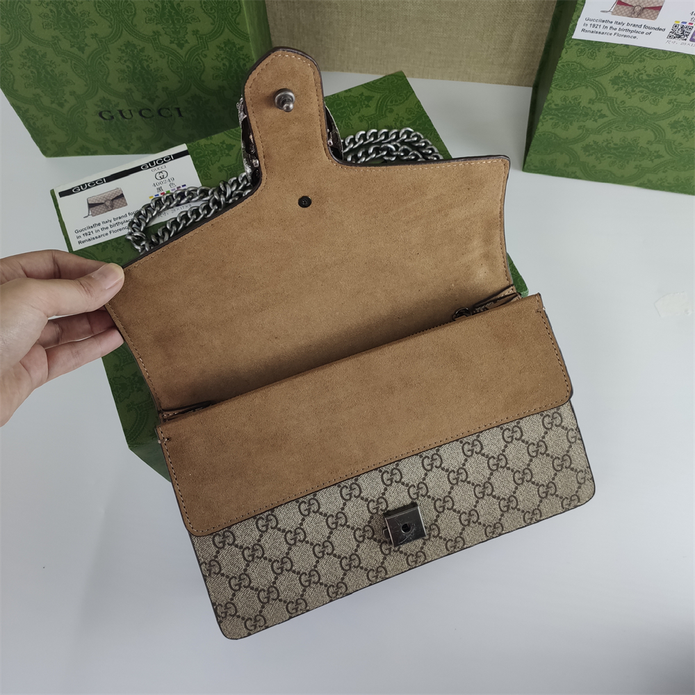 Gucci Dionysus Gg Canvas Small Shoulder Bag 16.5cm 25cm 28cm for Option