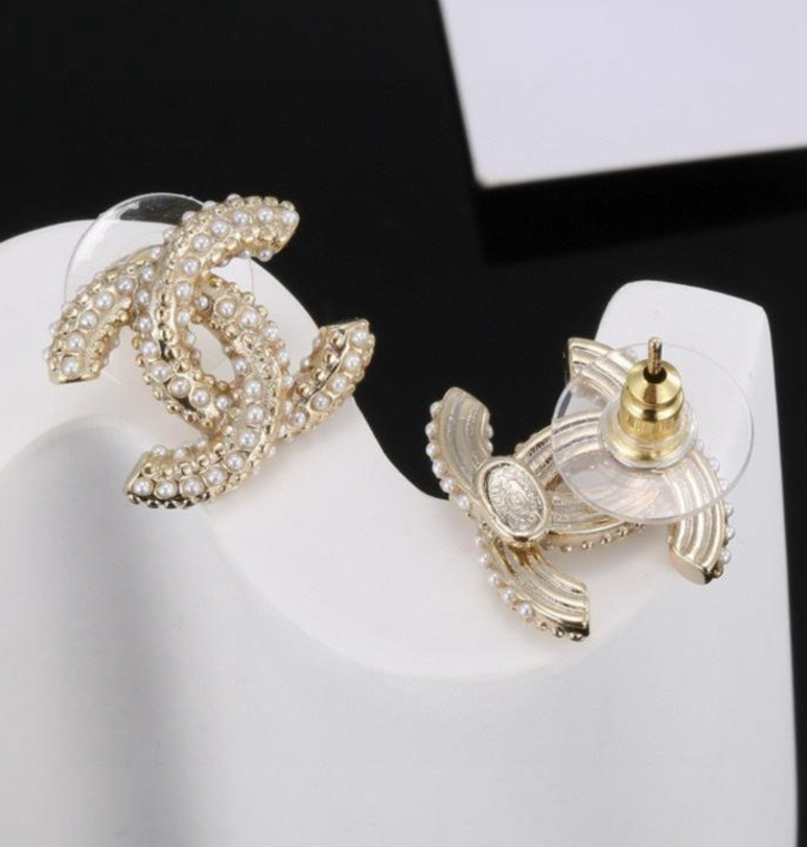 Chanel Rhinestone earrings