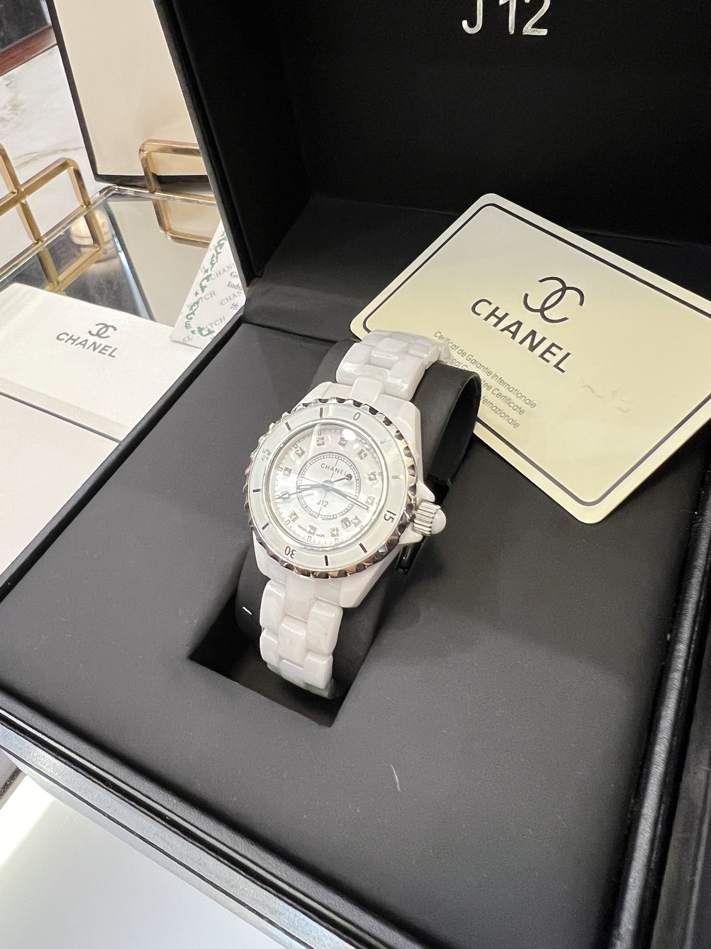 Replica CHANEL J12 Ceramic Quartz Ladies Watch