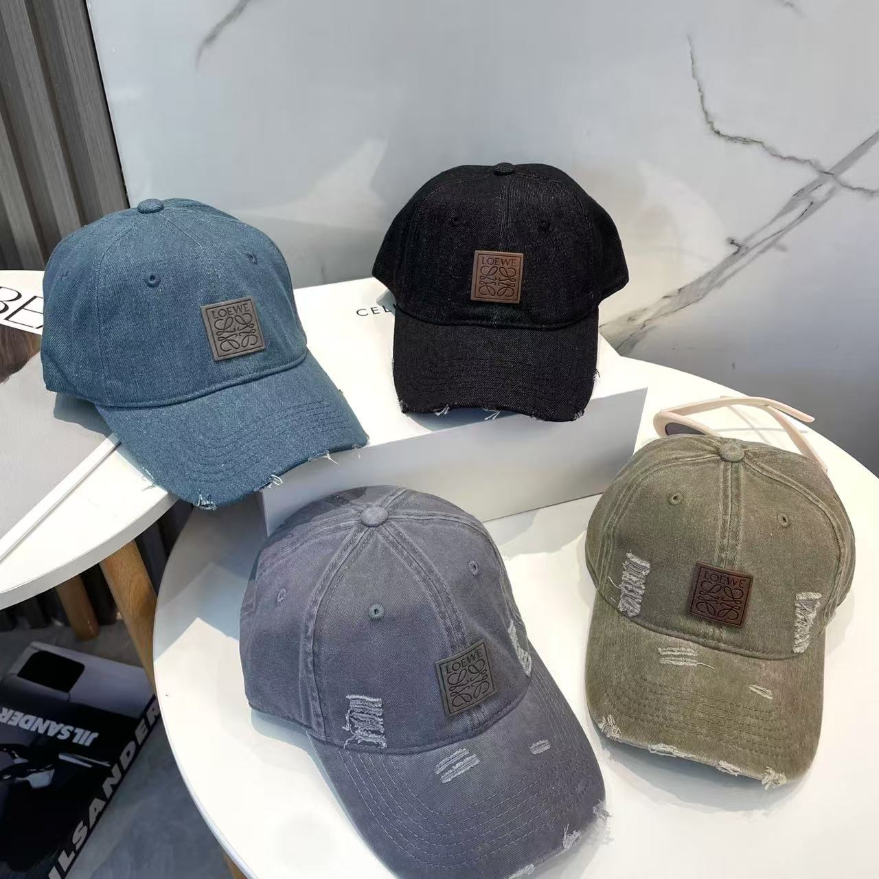 LOEWE washed cowboy hat