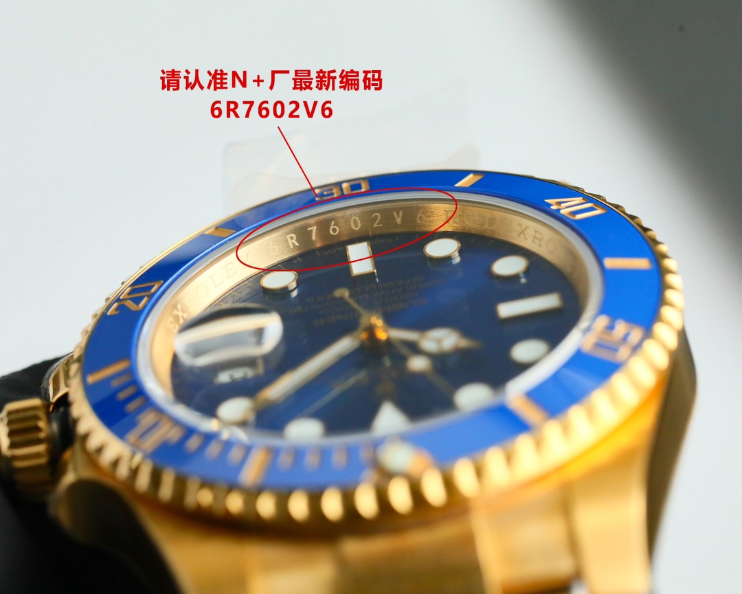 Replica Rolex Submariner Date 40 Dial Yellow Gold Watch