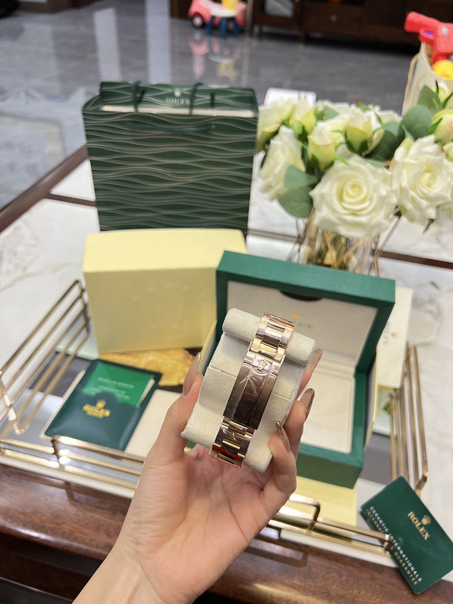 Replica Rolex Everose Gold Cosmograph Daytona 40 Watch