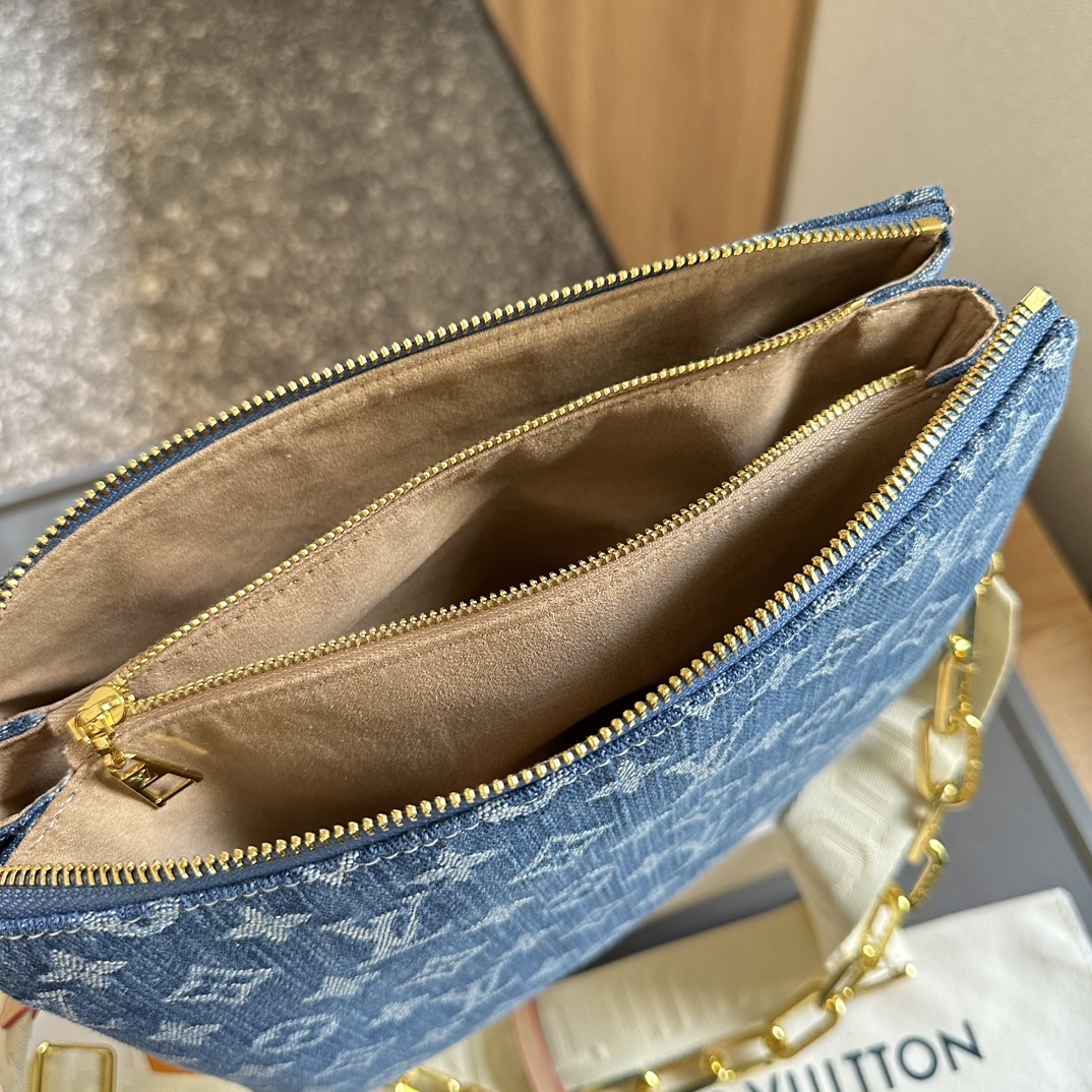 LV Coussin pm denim bag