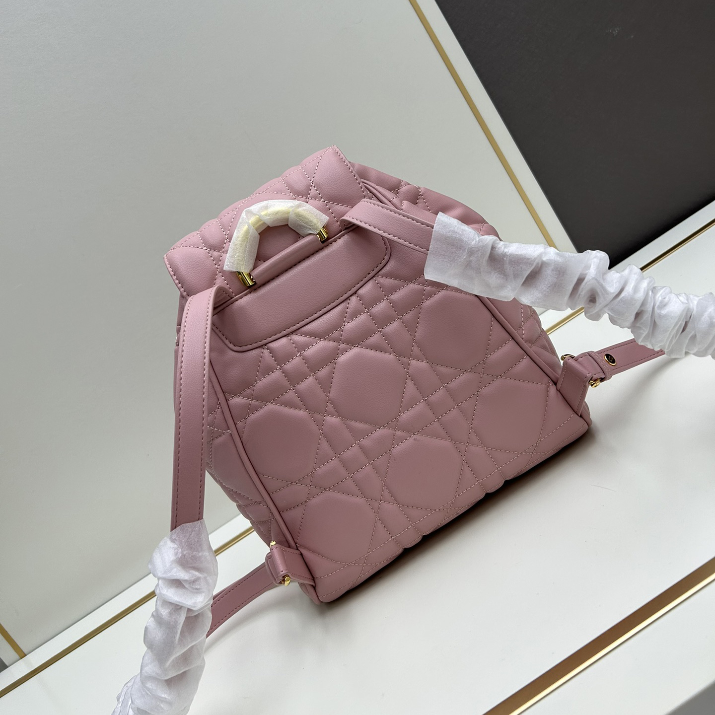 Dior caro shoulder backpack
