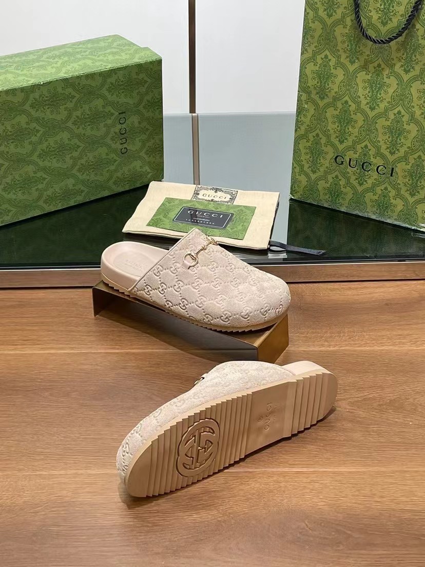 High Quality Gucci Horsebit mules Slippers