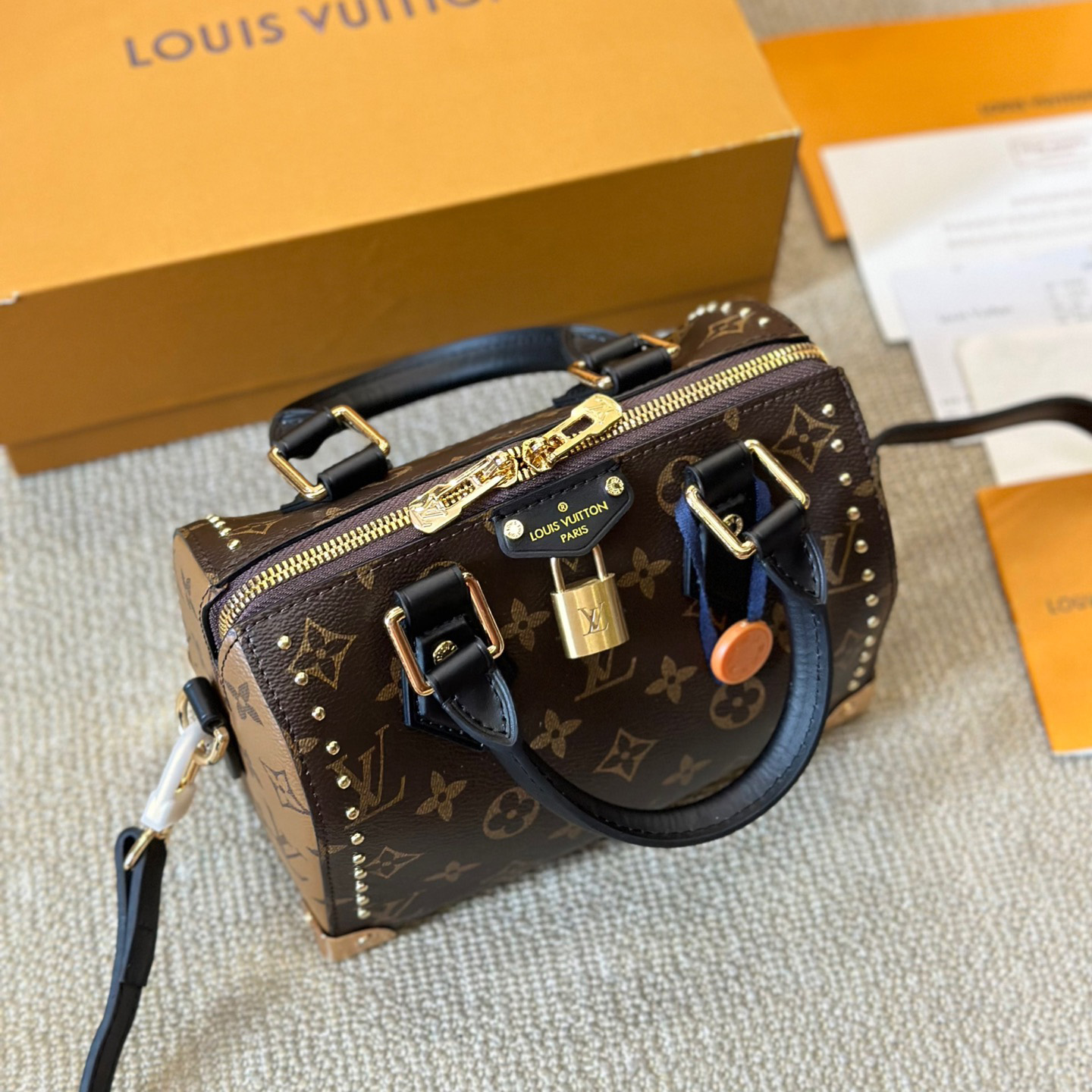 LV speedy crossbody shoulder bag