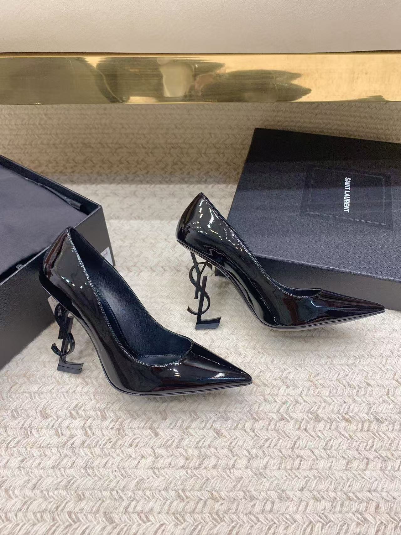 Saint Laurent High Heels Patent Leather