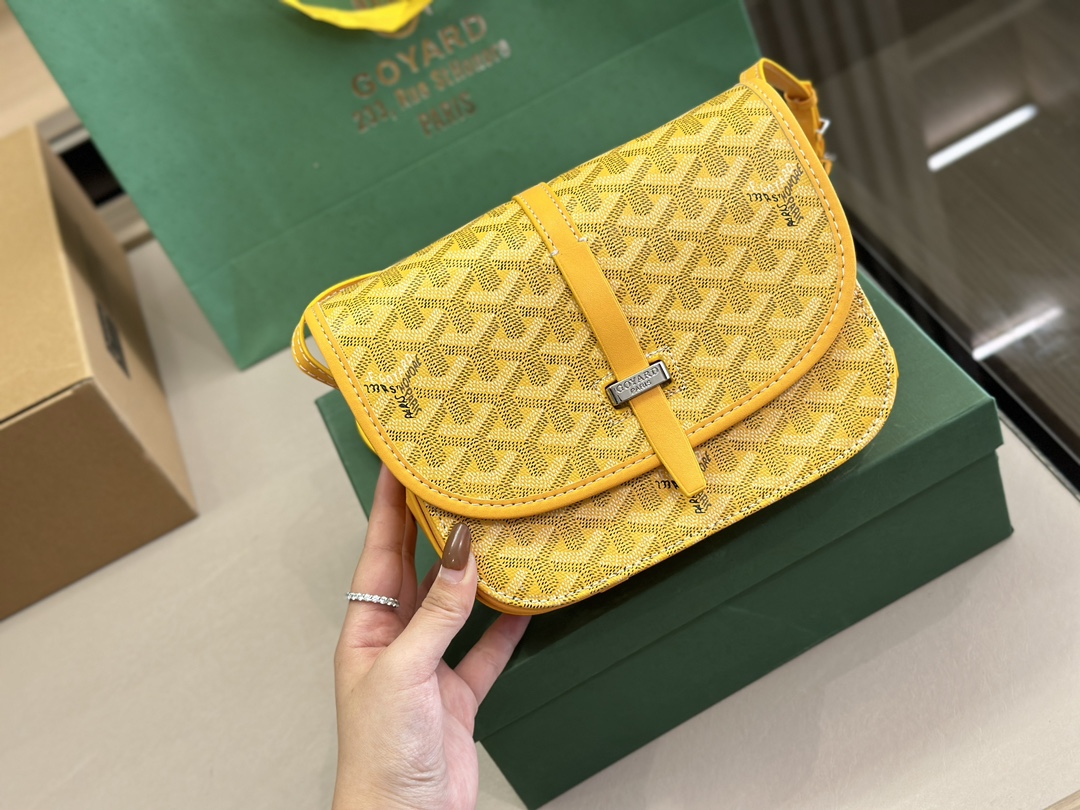 Goyard saddle bag