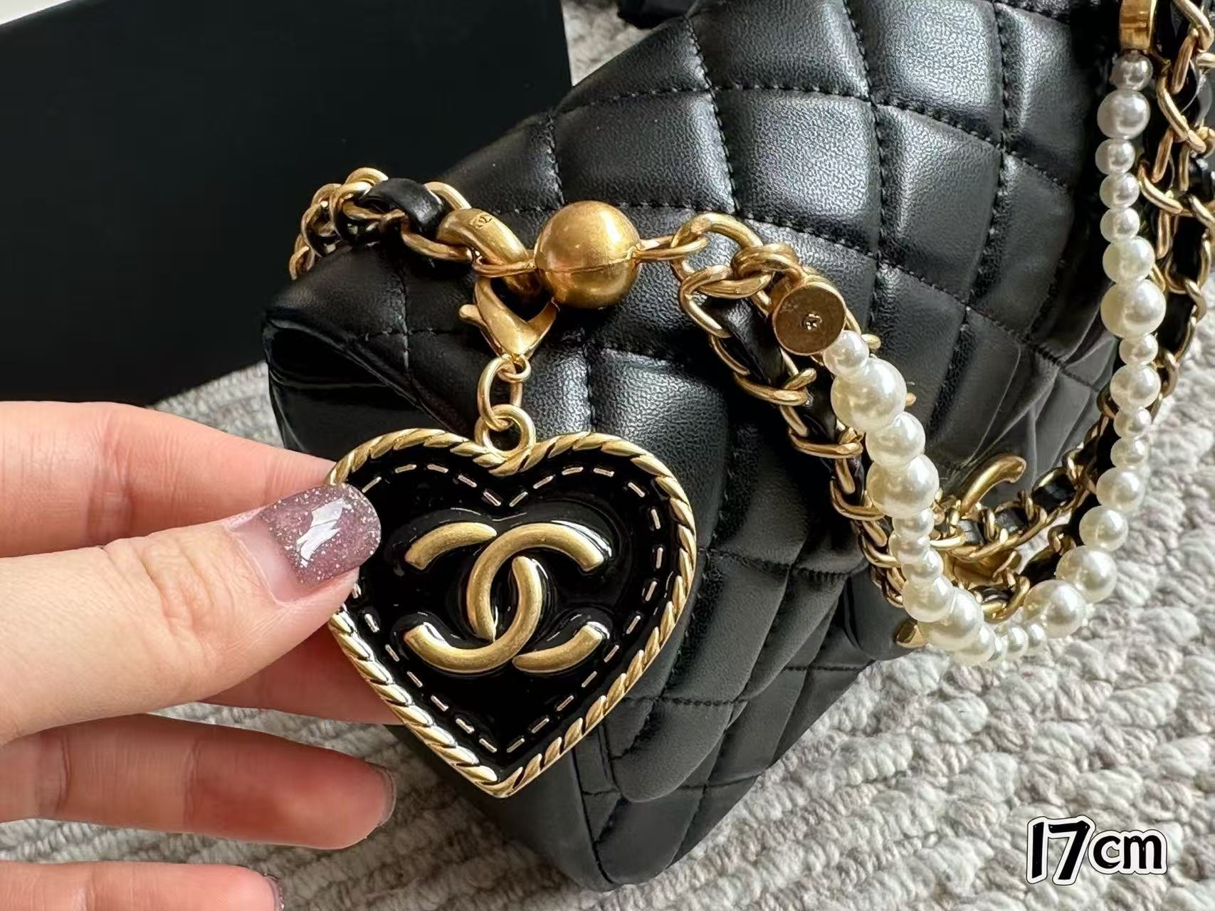 Chanel 24p pearl bag