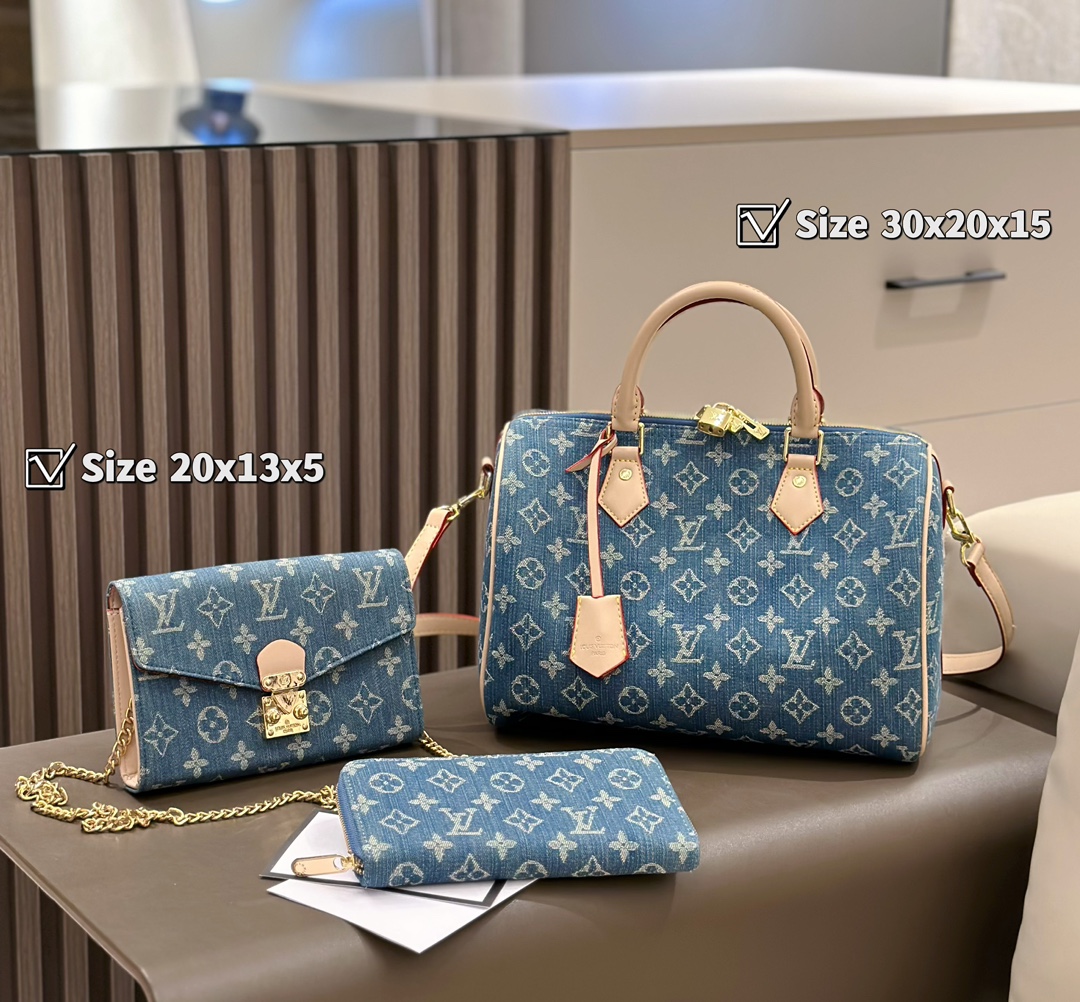 LV cowboy three piece combination outfit set