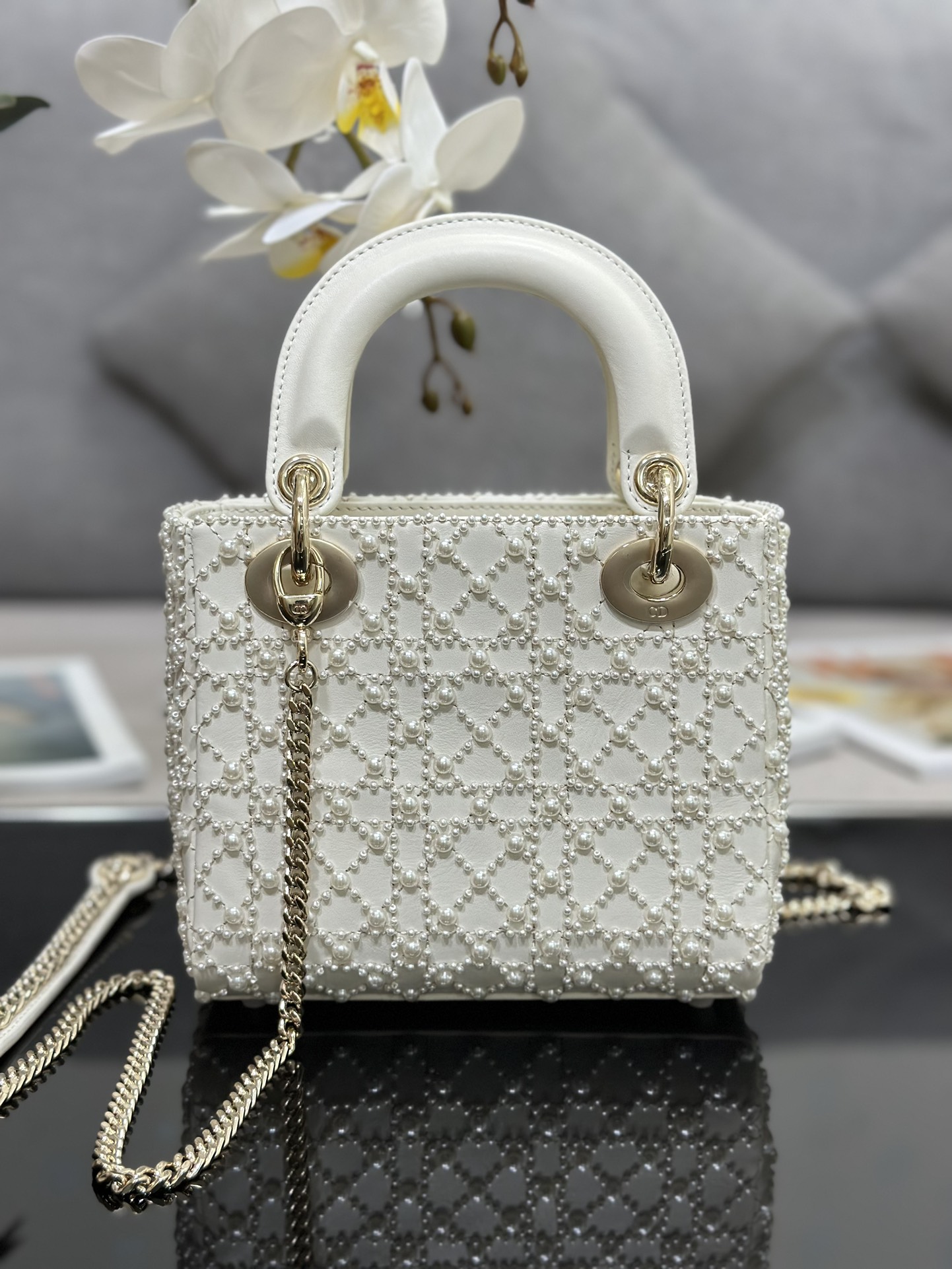 Top version Lady Dior handbag