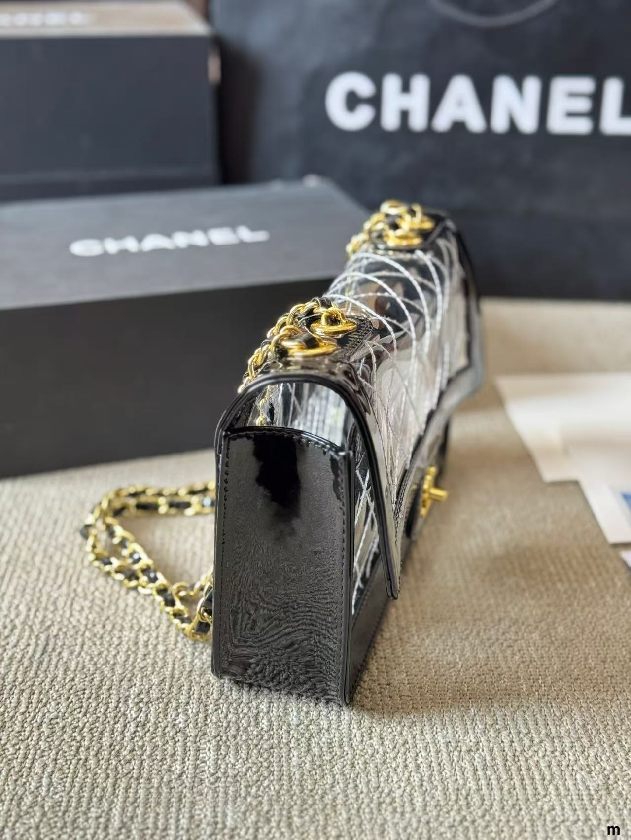 Chanel Clear CF Jelly bag