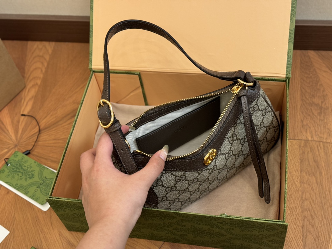 Gucci monogram armpit bag