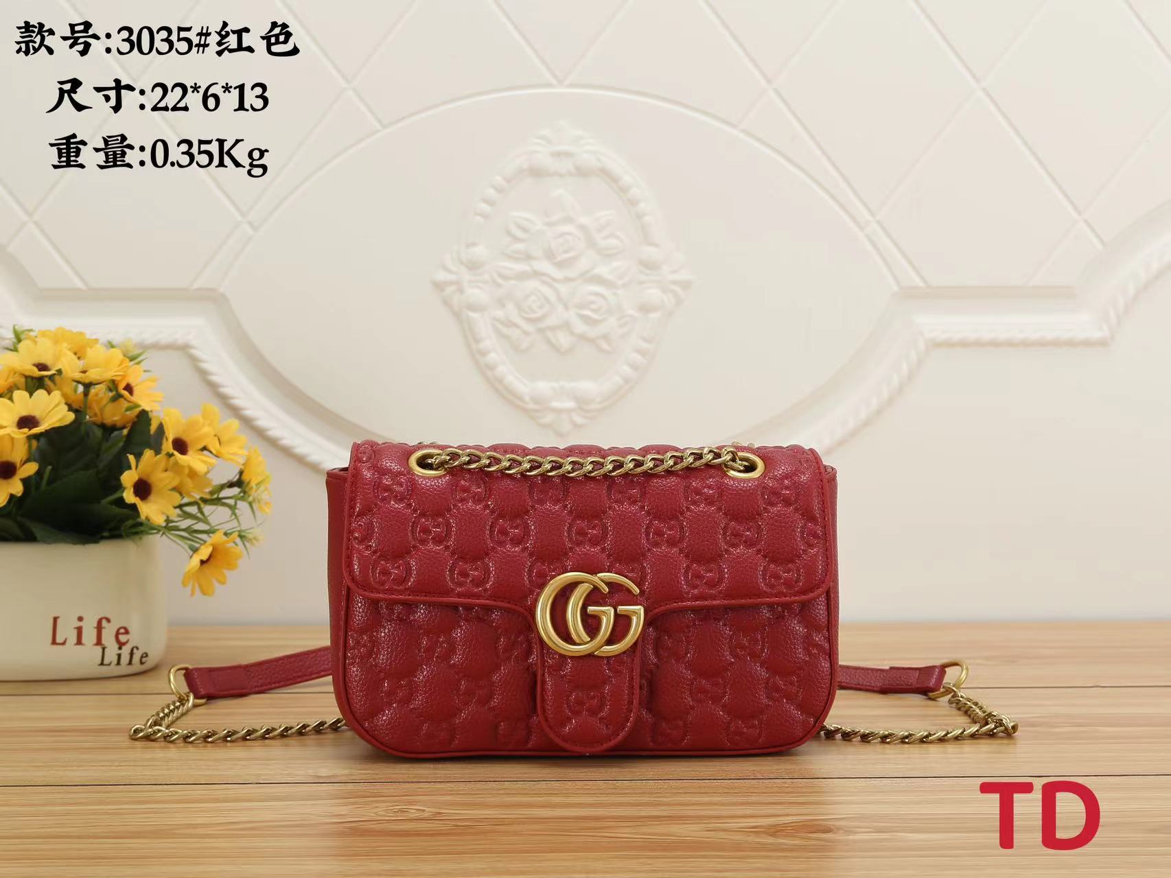 Gucci embossed bag replica