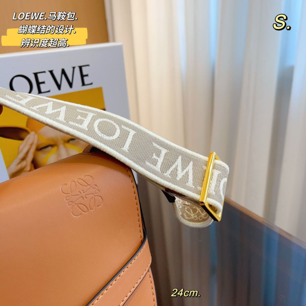 Replica Loewe Gate Small Canvas Jacquard-Trimmed Leather Shoulder Bag