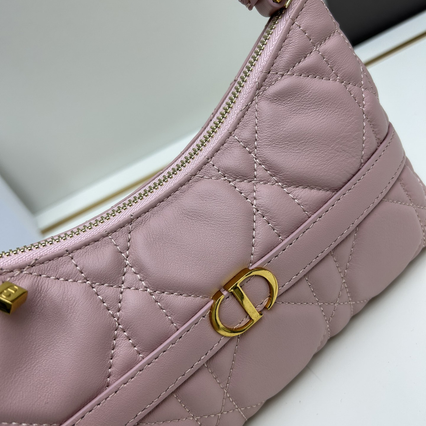 Dior oblique shoulder dumpling bag