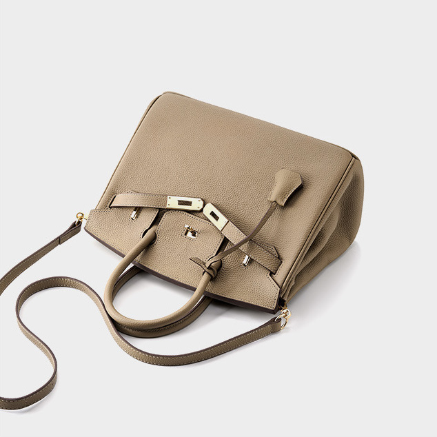 NO logo Lichee Pattern handbag