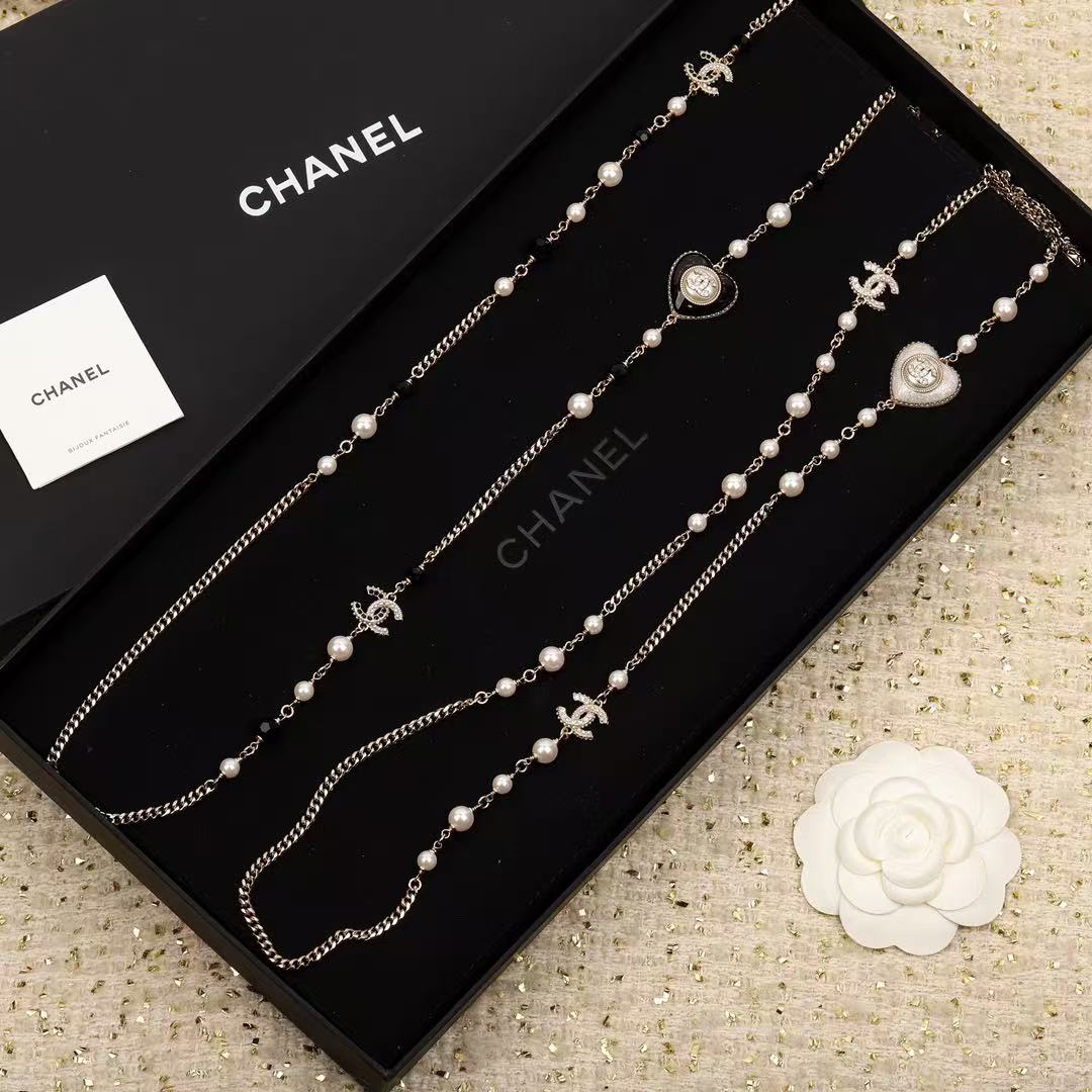 Chanel Love Pearl Necklace necklace