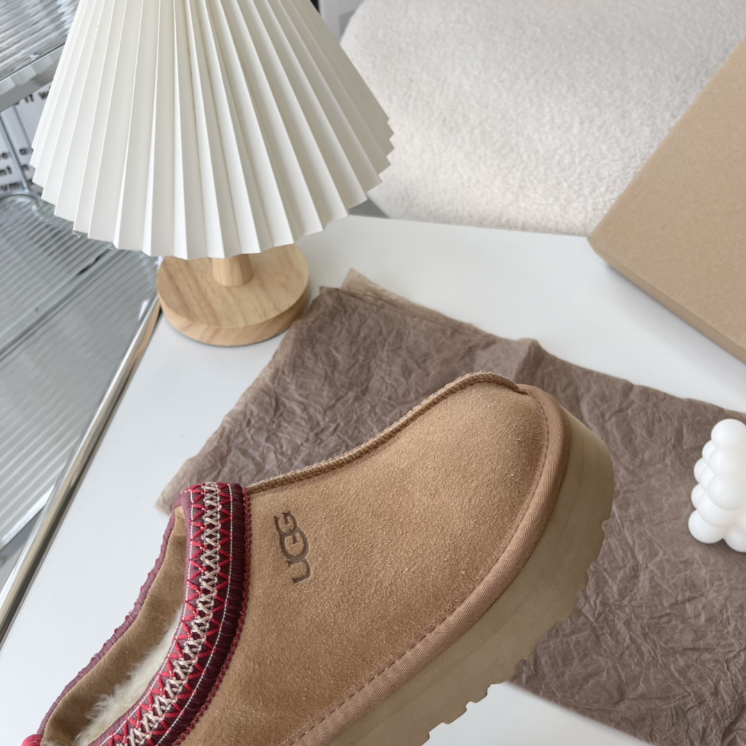 Replica Ugg Women's Tazz Suede  Platform Slippers