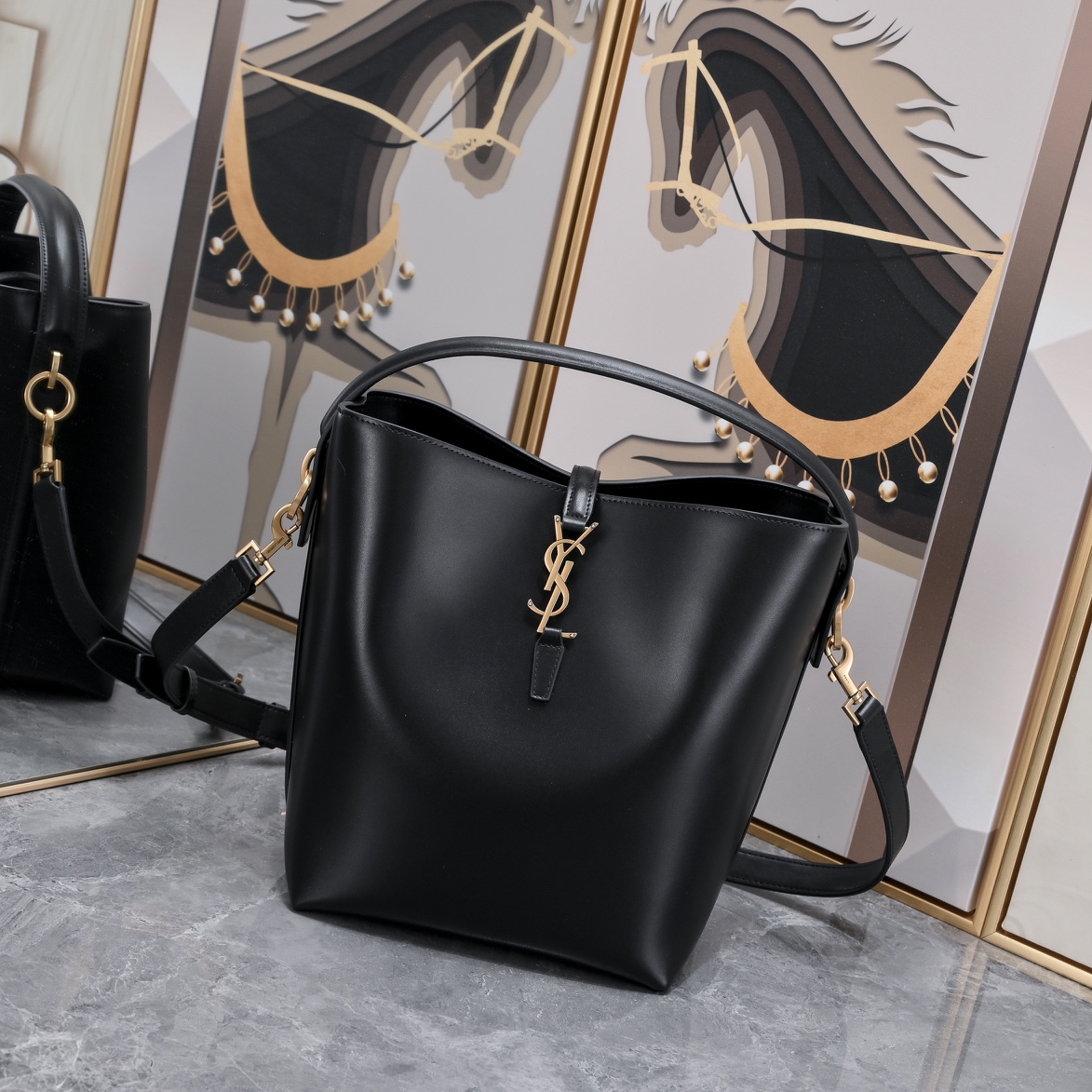 YSL bucket shoulder bag