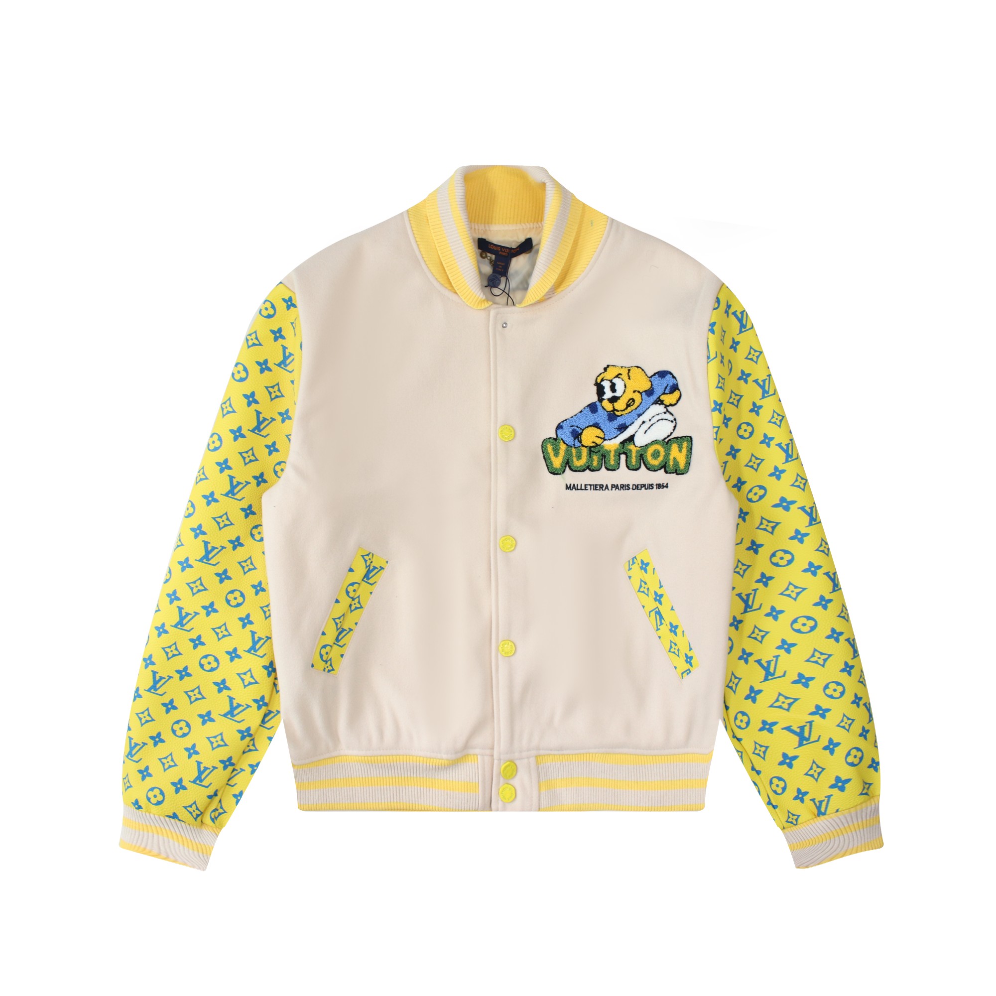 Replica LV Color contrast Logo printed baseball uniform