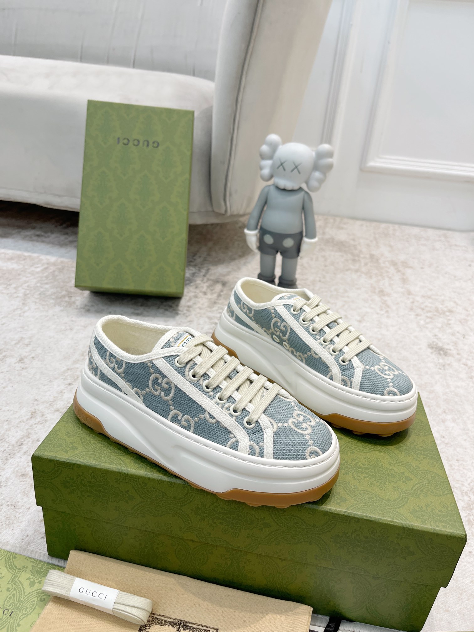 Gucci GG Printed Platform Sneakers for Women