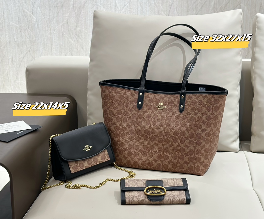 Coach three piece combination set
