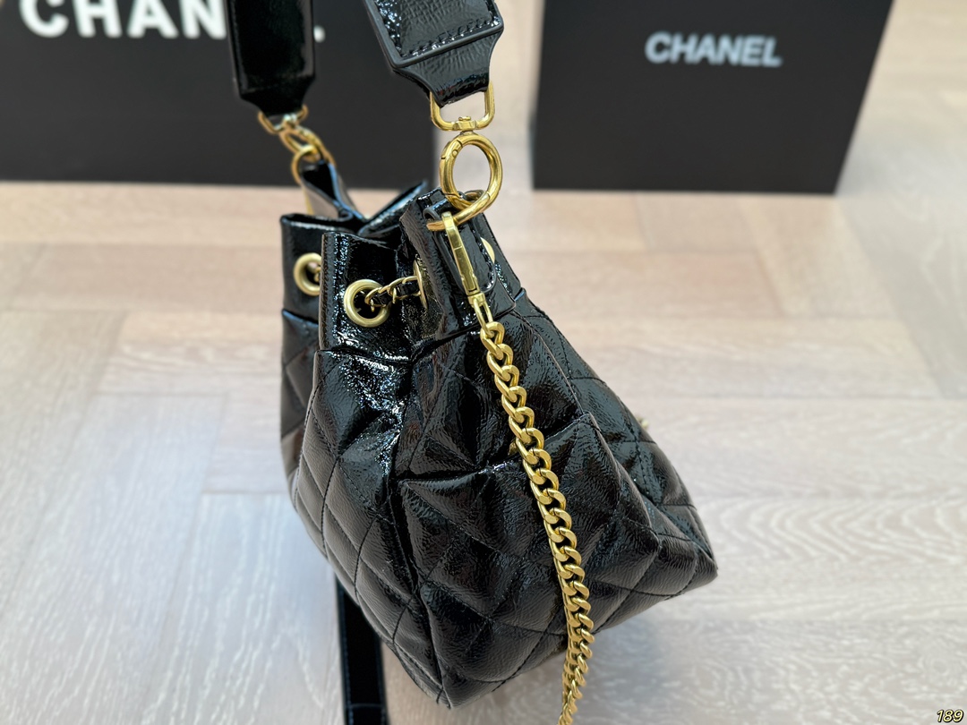Replica -Chanel drawstring bucket bag