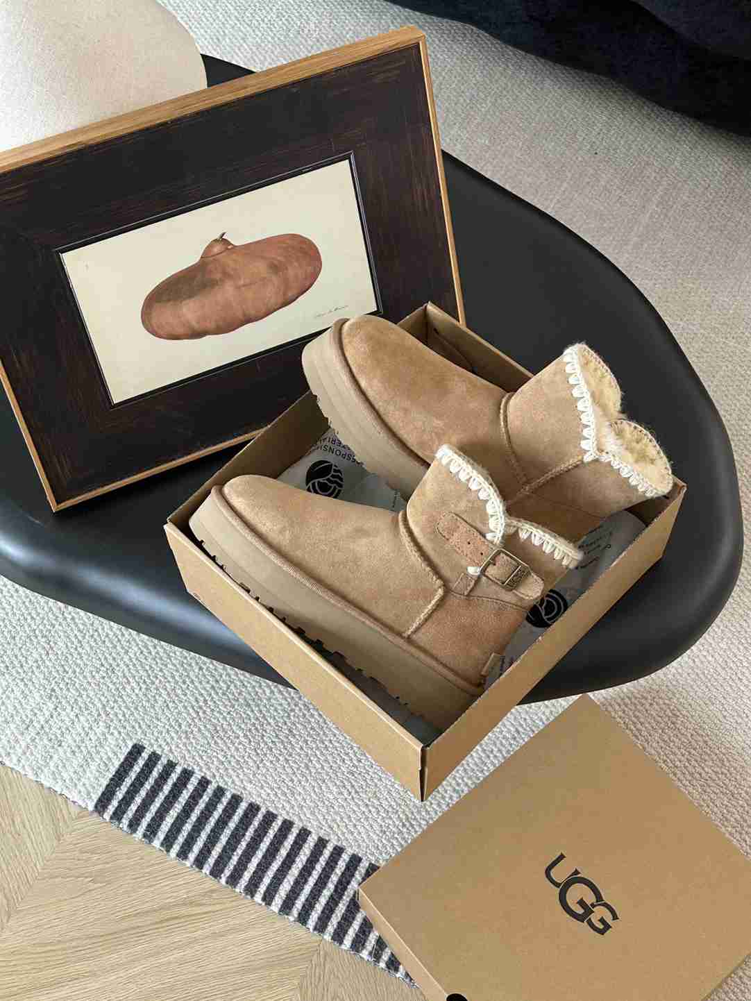 High Quality Women's Genuine Suede Pull on Boot Fuzzy Boots