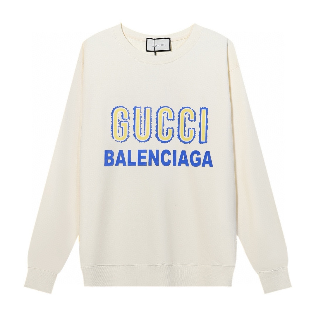 Replica GUCCI printed crew-neck hoodie