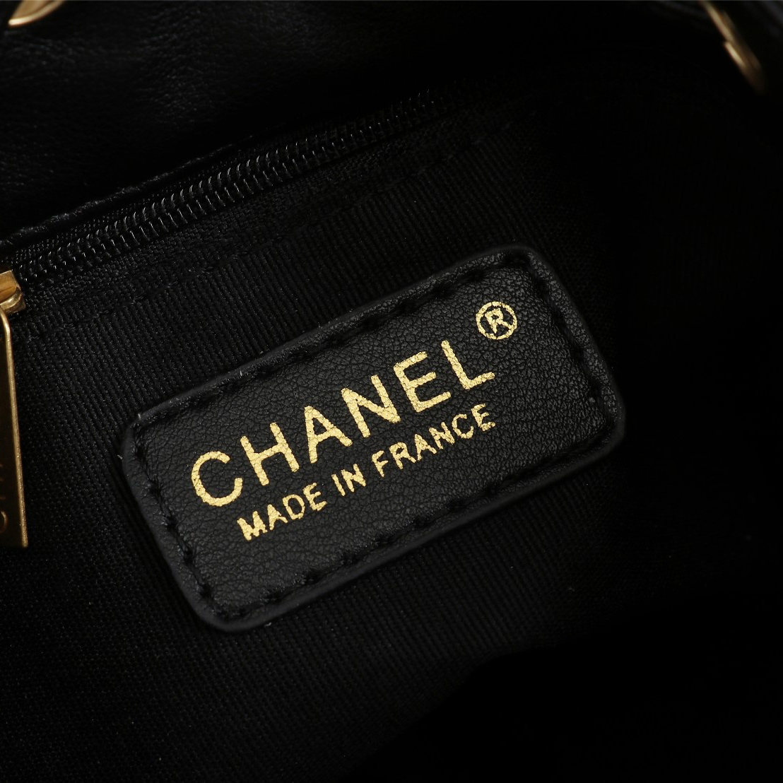 Chanel bucket crossbody bag