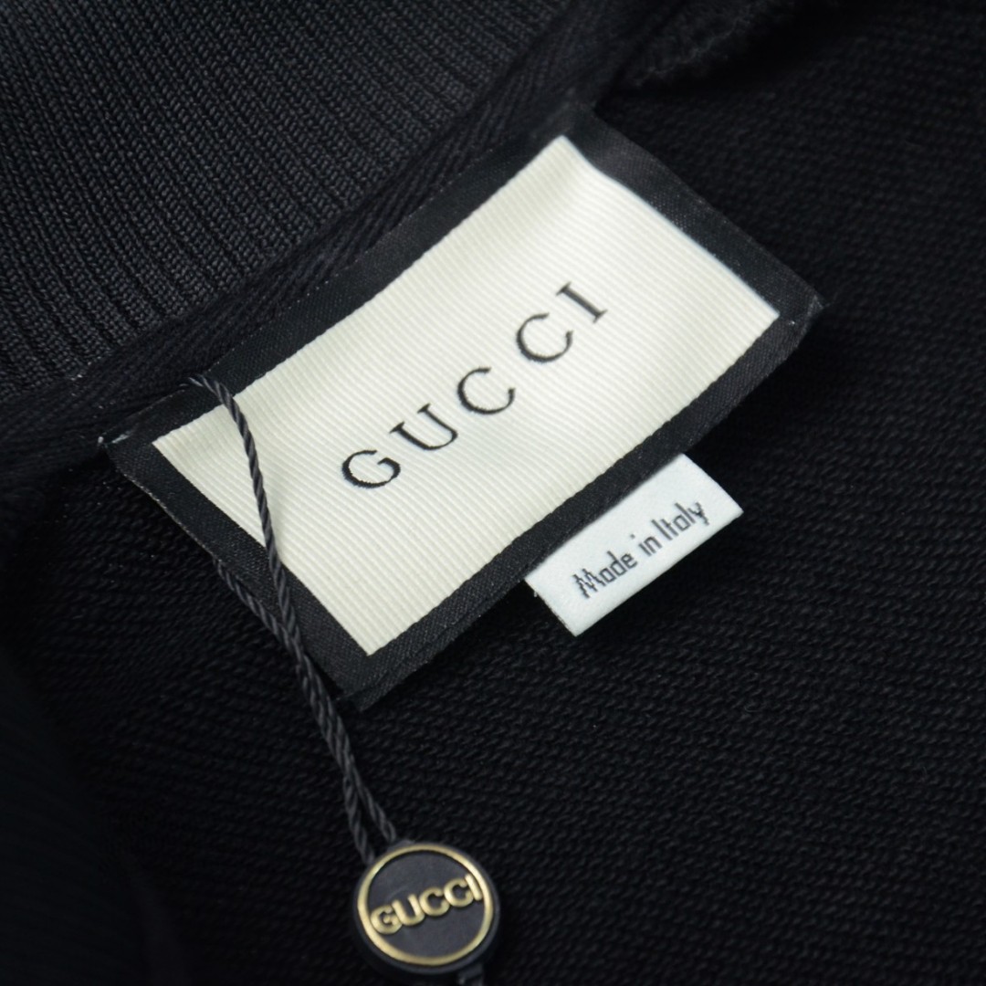 Replica Gucci classic Double GLogo with stand collar coat hoodie