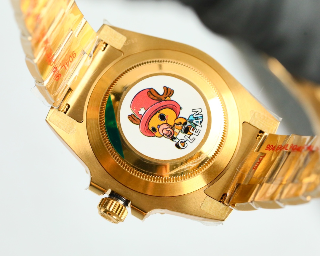 Replica Rolex Submariner Date 40 Dial Yellow Gold Watch