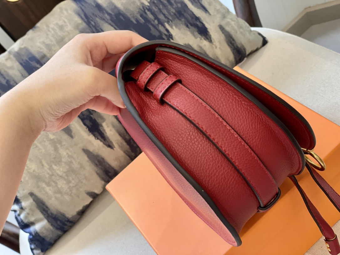 Replica CHLOE'   MARCIE Marcie Small leather shoulder bag with logo engraving