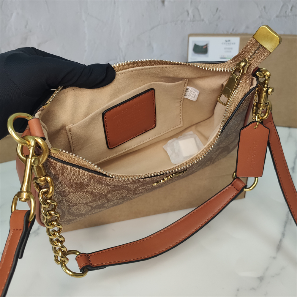 Coach Teri Shoulder Bag In Signature Canvas