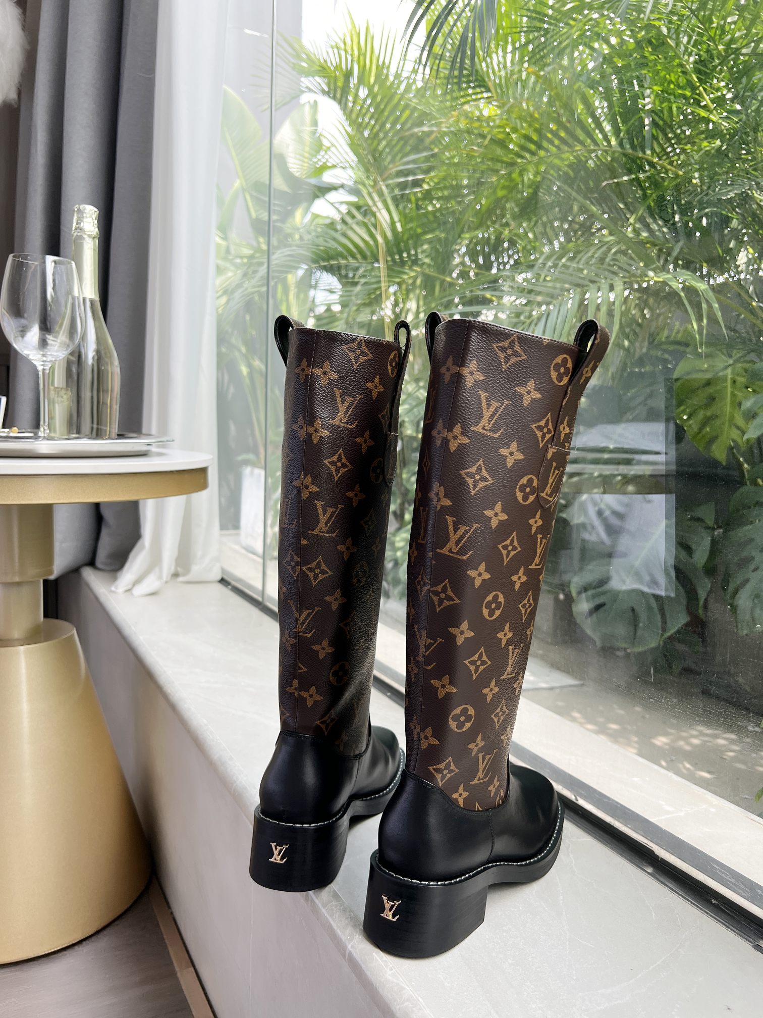 LV Louis Vuitton Classic cowhide Tall Boots