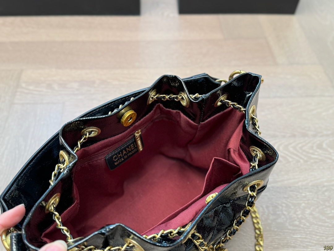 Replica -Chanel drawstring bucket bag