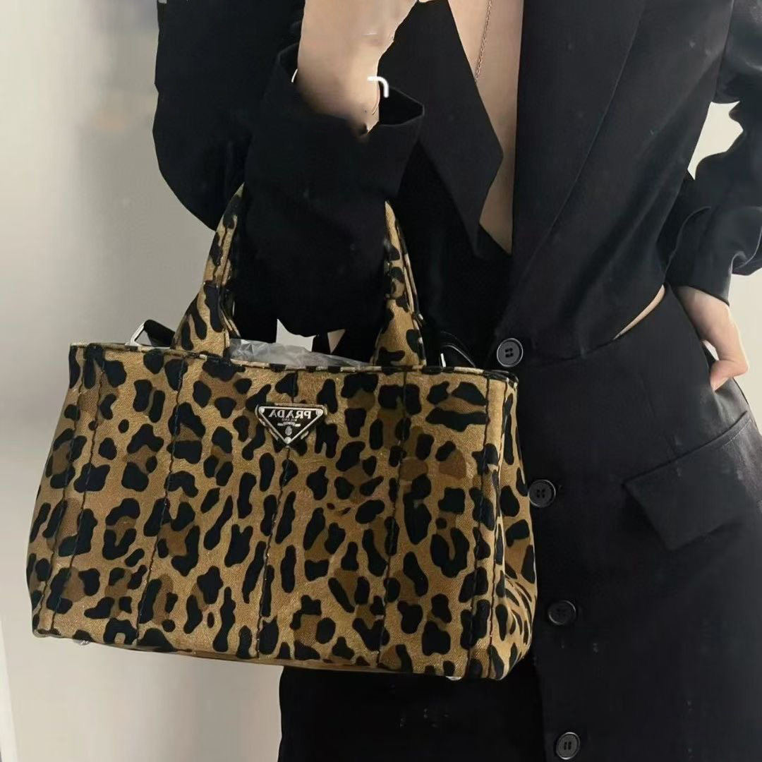 Prada softlux Leopard print handbag