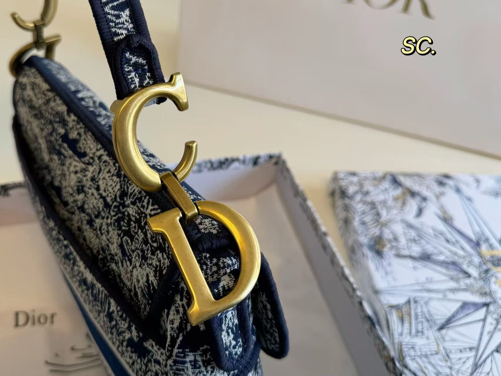 Dior's new embroidered saddle bag