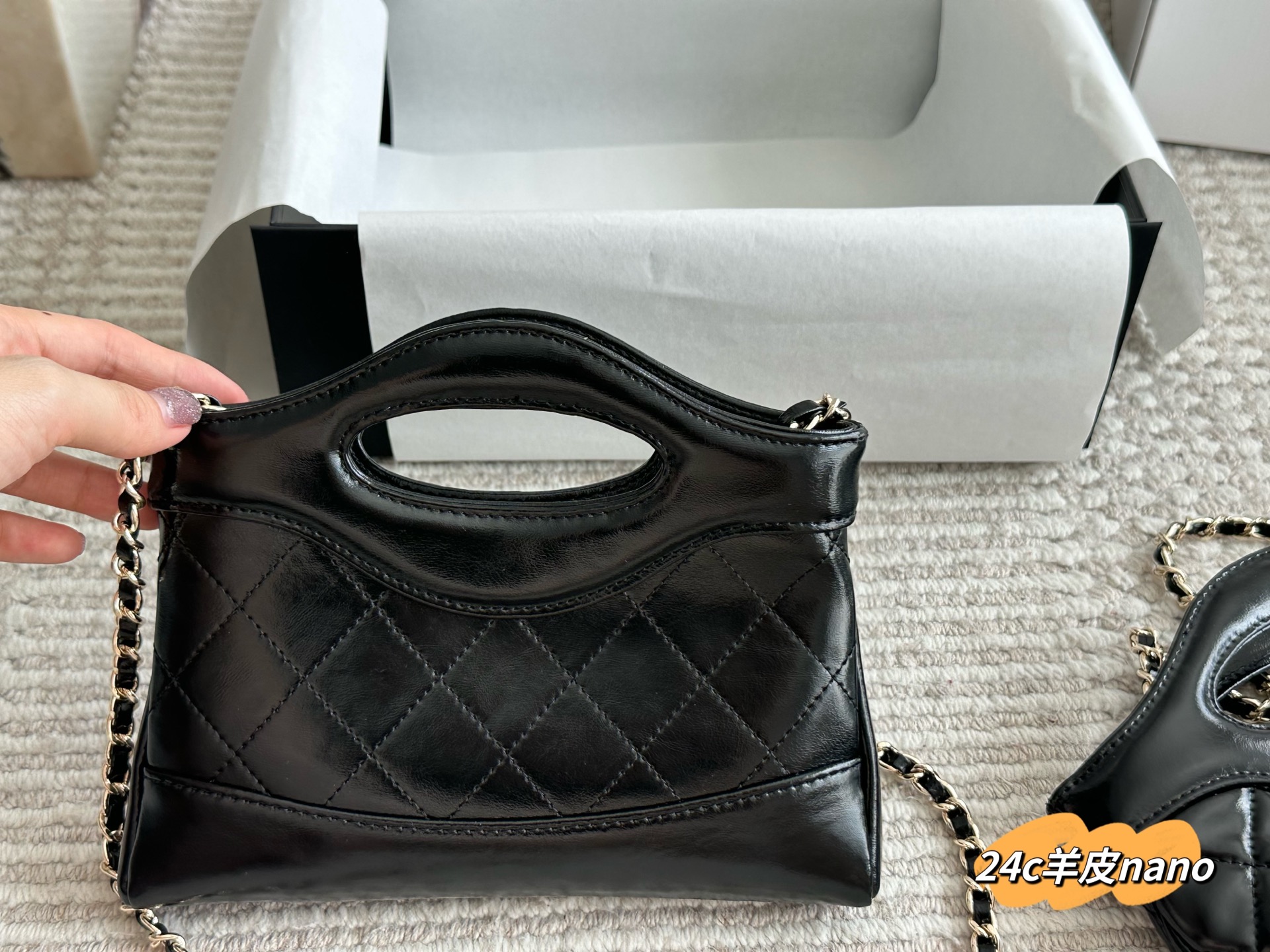 Chanel 31bag nano sheepskin handbag