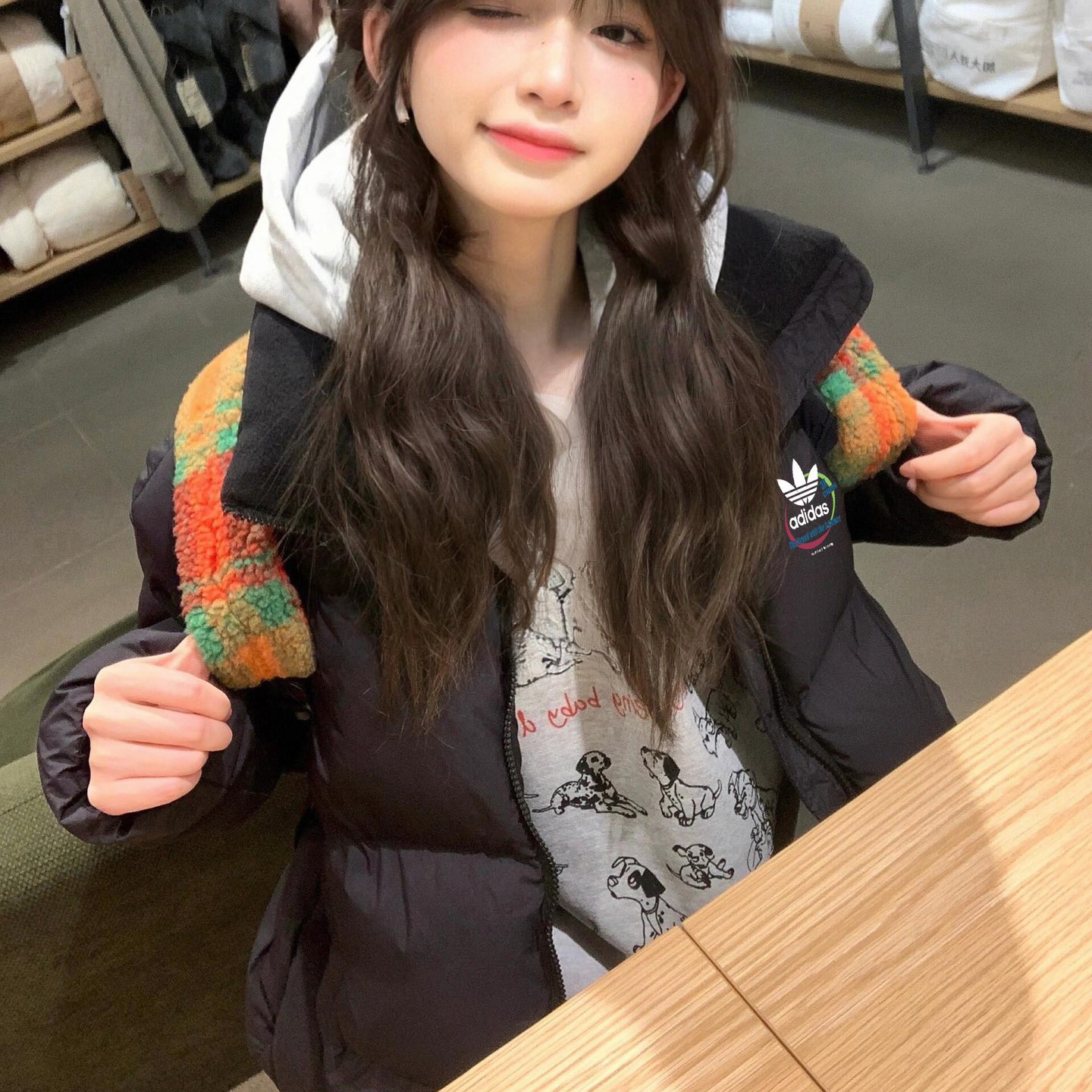 Adidas cotton jacket bread jacket