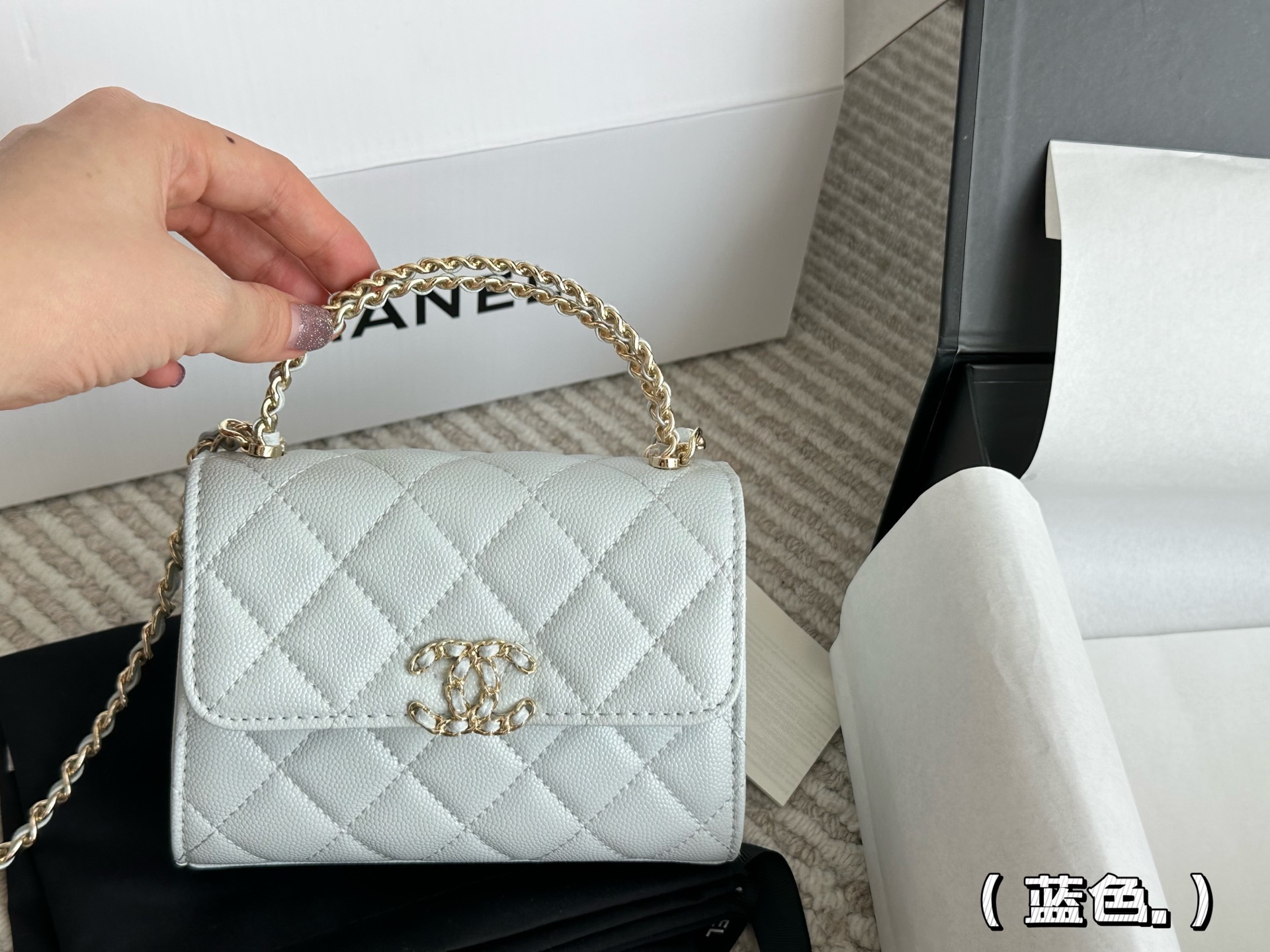 Chanel 23kelly chain crossbody shoulder bag